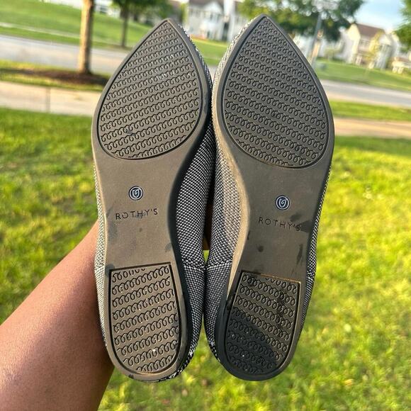 Rothy's The Point Lapis Python Snake Print‎ Women’s Flats Size 9 Shoes - Picture 13 of 17